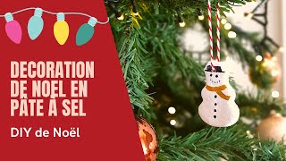 Des décorations de Noël en pâte à sel DIY [upl. by Kamal]