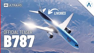 Microsoft Flight Simulator  B78710 Livery Packs by SoFly  Official Teaser [upl. by Roice823]