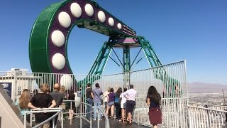 The Stratosphere Hotel Rides Coaster Vlog 98 [upl. by Jerz147]