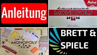 Monopoly Retro 1935  Brettspiel  Anleitung  Deutsch [upl. by Vel197]