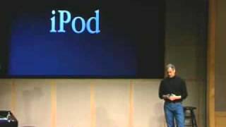 Steve Jobs announcing the first iPod in 2001 [upl. by Eintihw]