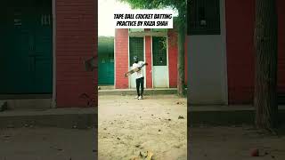 tape ball batting practice by Raza shah shortvideo shorts ytshorts youtubeshorts [upl. by Tterab]