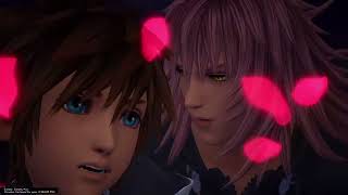 KH3 ReMind  Data Marluxia Battle Critical [upl. by Ahsito]