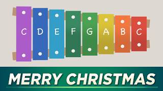 We Wish You A Merry Christmas Easy Xylophone Tutorial [upl. by Aneej]