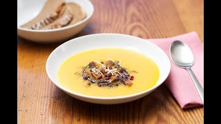 Kürbiscremesuppe – Einfaches Rezept für ein herbstliches Vergnügen [upl. by Ahsiemac389]