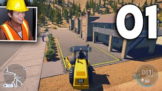 Construction Simulator  Part 1  The Beginning [upl. by Nakah]