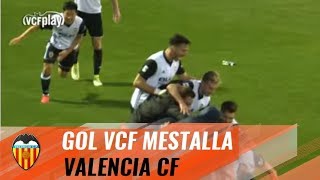 GOL IN EXTREMIS DE FRAN NAVARRO A CENTRO DE KANGIN LEE  VALENCIA CF MESTALLA [upl. by Misti524]