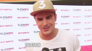 zac efron amp kelly packard baywatch interview  SlowMo marathon [upl. by Ellah]