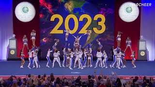 The Stingray Allstars Steel  Finals 2023 The Cheerleading Worlds WITH SOUND [upl. by Norvall152]