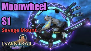 FFXIV Mounts Monowheel S1  Savage Mount [upl. by Susanetta]