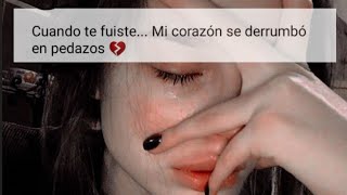 Las mejores frases de tik tok SAD para llorar nivel 999 😖💔 [upl. by Ehcadroj]