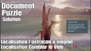 Assassins Creed Odyssey  Document  Combler le Vide  Localisation amp Solution [upl. by Akers]