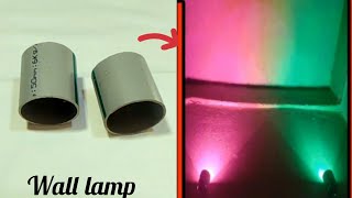 How To make Wall Hanging Lamp।Diy wall Decor। Wall Decorations ideas।Wall Light [upl. by Rohpotsirhc]