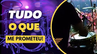 Israel salazar  Tudo que me prometeu  Drum cam  Reno Worship [upl. by Sheaff560]