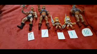 Top 10 Favorite HeMan Action Figures [upl. by Paige]