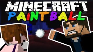 Minecraft Minigame  Paintball ft DeadloxMC  SHOOT EM UPSAFELY [upl. by Pepper248]