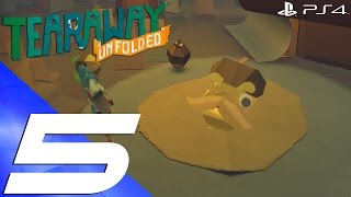 Tearaway Unfolded PS4  Walkthrough Part 5  The Barn amp Scarecrow [upl. by Acimot280]