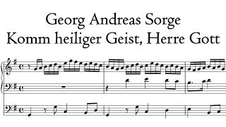 Sorge  Trio Komm heiliger Geist Herre Gott  Riepp organ Ottobeuren Hauptwerk [upl. by Droc188]