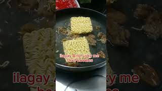 Calamaris with lucky me beef noodlesmileyjosh midnight food highlights everyone [upl. by Buff]