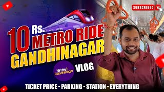 Gandhinagar  Ahmedabad । Metro Experience Vlog। Sector1 Motera Stadium । Hey Gandhinagar [upl. by Leia622]