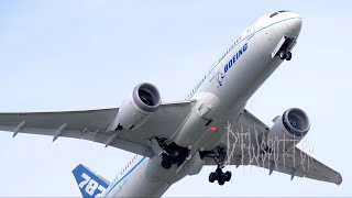 Boeing Company 7878 Takeoff From Boeing Field [upl. by Amir678]