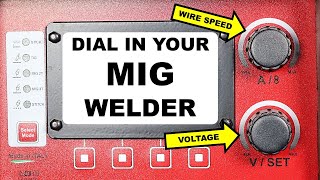 Perfect Mig Welder Settings in 3 Easy Steps [upl. by Abigale]