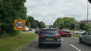 driving through Wormley Broxbourne Hertfordshire 220617 [upl. by Akirehc]