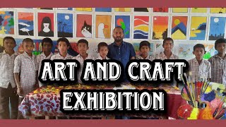 Art and craft exhibition childrens sudhakarartszphschoolyelurmaldakaljogulambagadwaldeoart [upl. by Gio636]