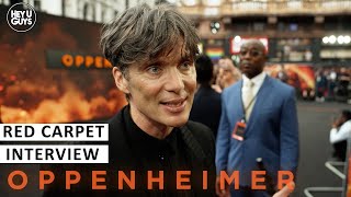 Cillian Murphy  Oppenheimer Premiere Red Carpet Interview [upl. by Adin]