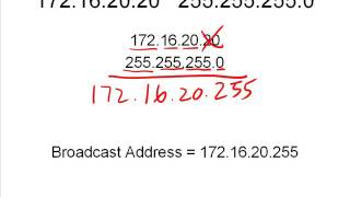 19 How to Find the Broadcast Address [upl. by Neerihs]