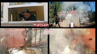 shooting aerosol cans with a hatsan jet 2 airgun [upl. by Muslim]