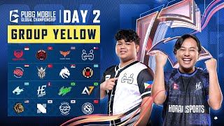 EN 2024 PMGC League  Group Yellow Day 2  PUBG MOBILE Global Championship [upl. by Rudich]