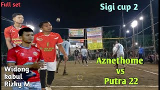 Widong  Rizky  kabul sigi cup 2 putra 22 vs Aznethome fullset [upl. by Chrissie]