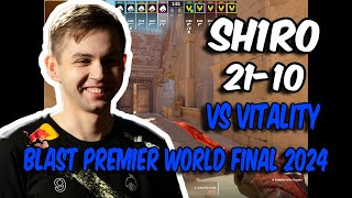 CS2 POV  Spirit SH1RO 2110 vs Vitality Anubis  BLAST Premier World Final 2024 [upl. by Bendicty]