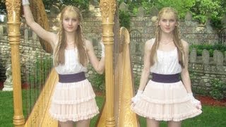 SCARBOROUGH FAIR  Harp Twins [upl. by Debera]