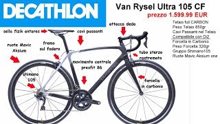 DECATHLON VanRysel RCR 105 CF 6 [upl. by Ailido]