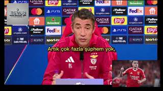 BENFİCA TEKNİK DİREKTÖRÜNDEN ATLETİCO MADRİD ve KEREM AÇIKLAMALARI [upl. by Wyly]