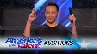 Demian Aditya Escape Artist Risks His Life During AGT Audition  Americas Got Talent 2017 [upl. by Aeli]