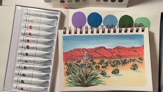 SUI GOUACHE Unbox  Swatch  Review [upl. by Eirffej773]