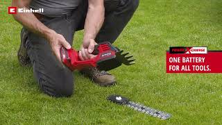 Einhell GECG 18100 Li TSolo 18v Power XChange Cordless Grass amp Bush Shear [upl. by Spiegelman]