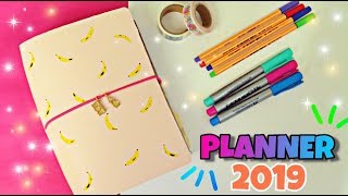 COMO MONTAR SEU PLANNER 2019 [upl. by Suravat]