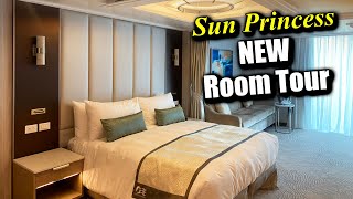 Sun Princess Accessible Mini Suite  We’re The FIRST In The Room [upl. by Enahpets]