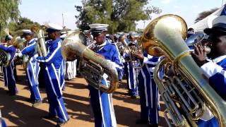 Jerusalem Brass Band Mafikeng  quotNkosi Si Hlangenequot 2015 [upl. by Namlaz]