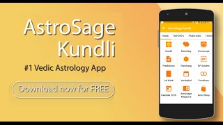 New AstroSage Kundli App  Amazing Astrology App [upl. by Westerfield]