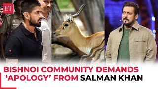 Bishnoi Community demands ‘apology’ from Salman Khan over blackbuck incident Lawrence is hurt… [upl. by Dustman416]