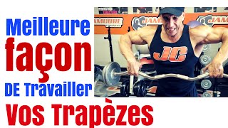 Musculation  Meilleur façon de Travailler Vos Trapèzes  SHRUGS  TIRAGE [upl. by Nugesulo]