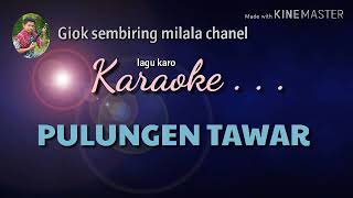 PULUNGEN TAWAR  Tone cowok  karaoke [upl. by Koeppel]