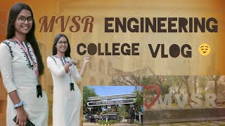 MVSR ENGINEERING COLLEGE 😍TELUGU VLOGS [upl. by Gisella]