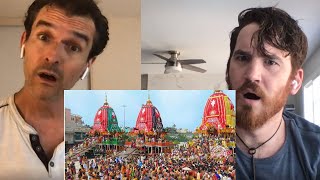 RATH YATRA Festival REACTION Puri Orissa  Lord Jagannath [upl. by Annagroeg778]