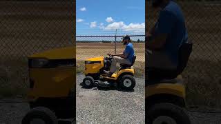 Lot 1010 Cub Cadet Riding Lawnmower [upl. by Sgninnej]